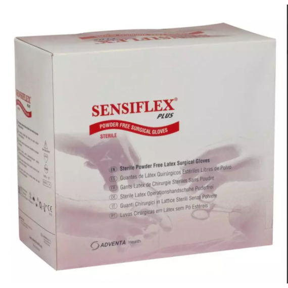 Sensiflex Kirurgisk hanske Plus latekspulverfri størrelse 7 naturlig
