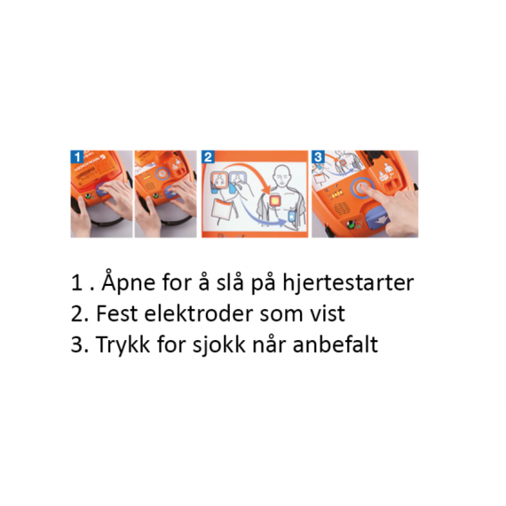 Cardiolife AED-3100 Hjertestarter Norsk