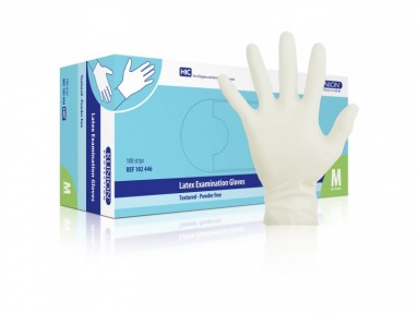 SALG -50%. Hanske latex Klinion Medium u/pudder 100 stk