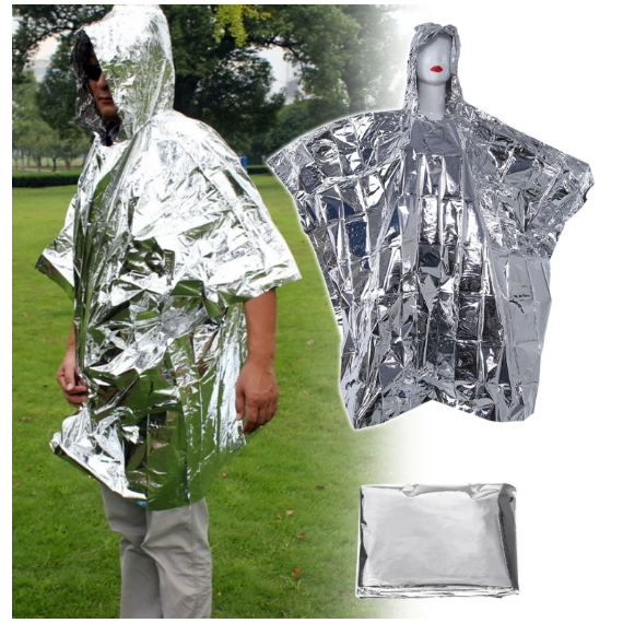 Vanntett førstehjelp Emergency Poncho