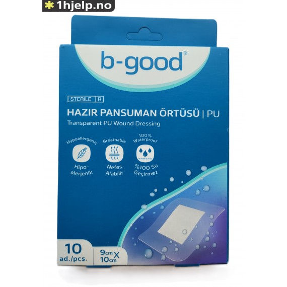 Plasterkompress b-good 9*10 cm