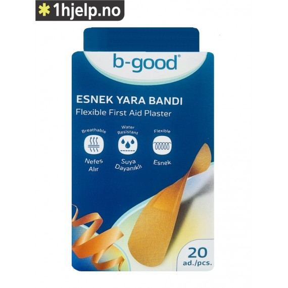 Fleksibel vanntette plaster B-GOOD 20 stk