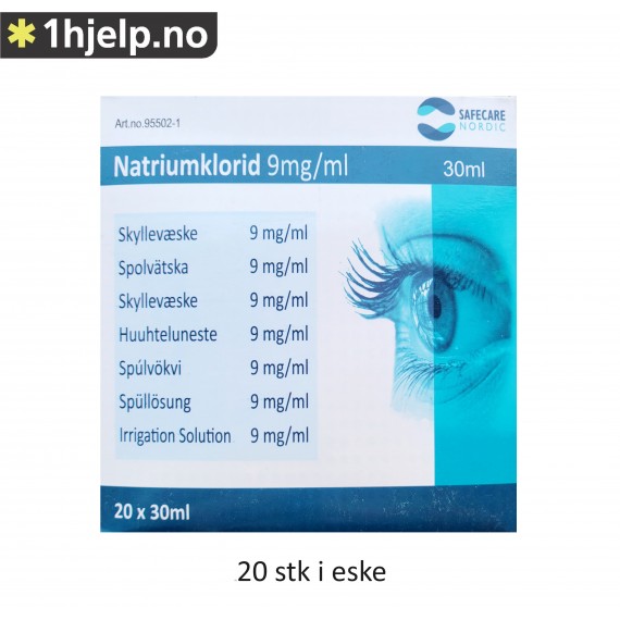 Skyllevæske NaCl 30ml 1stk