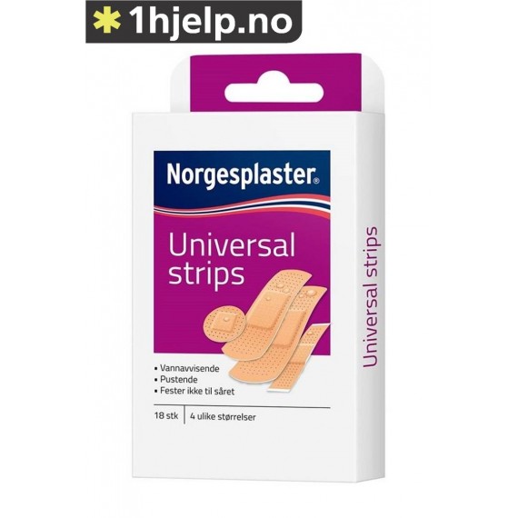 Universal strips plaster 18stk, 4str