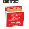 Salvequick Tekstilplaster, eske a 6 innsatser, 6444