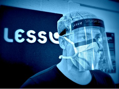 Visir, Less. Engangsbruk.